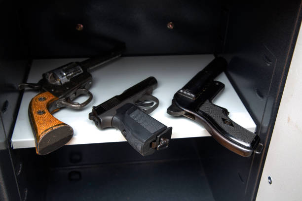 istock Battle weapons in the closet 687594796