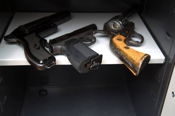 istock Battle weapons in the closet 687594874