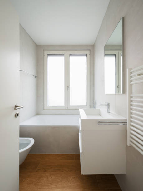 istock Interior of modern apartment, bathroom 687635306
