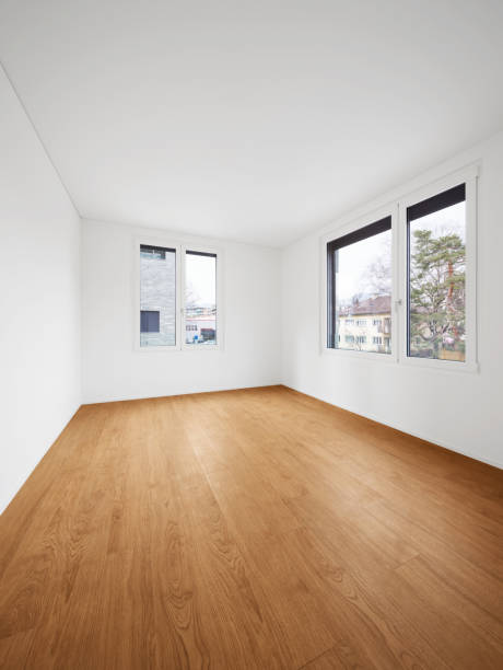 istock Interior of modern apartment, empty room 687640082