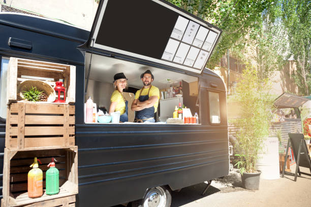istock Food Truck Chefs 687649064