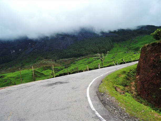 istock road of Munnar hill station 687649138