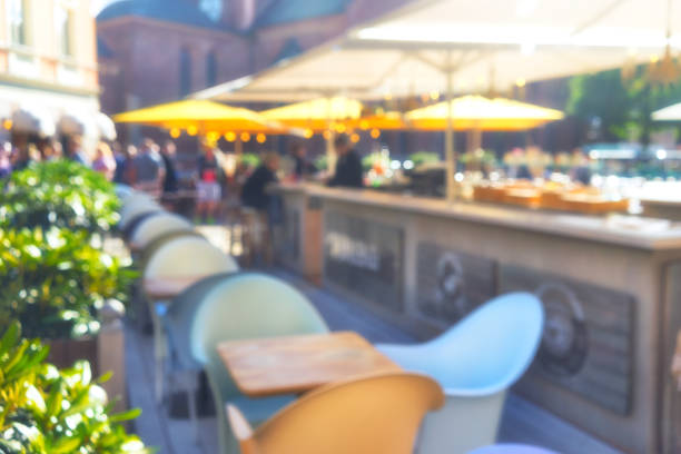istock Outdoor cafes in dome square 687658122
