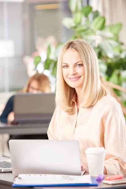 istock Professional female in the office 687663366