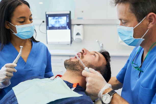 istock Dental doctors in a dentist's office. 687663732