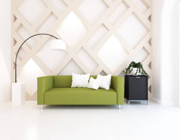istock white scandinavian room interior with furniture 687678670