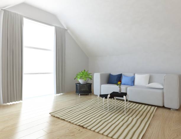 istock white scandinavian room interior with furniture 687678786