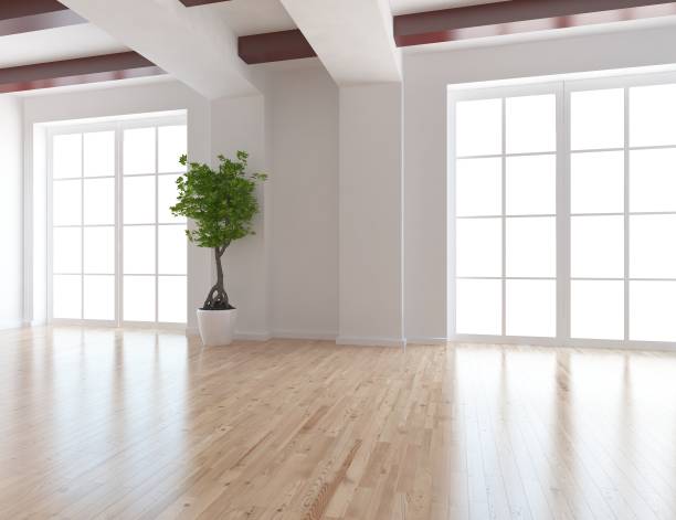 istock white scandinavian room interior with furniture 687679168