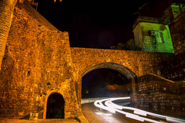 istock castle wall at night herceg novi 687687092