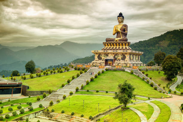 парк будды, рабангла, сикким - buddha стоковые фото и изображения