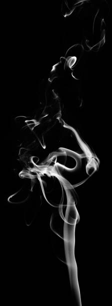 istock White fantasy smoke on black background 687689914