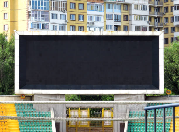 istock Electronic scoreboard in the city 687713282