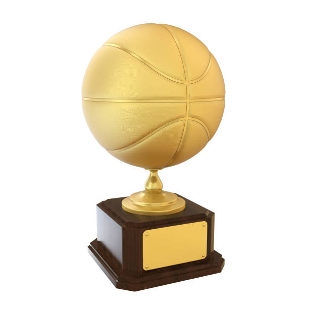 istock Basketball Golden Trophy Isolated 687716236