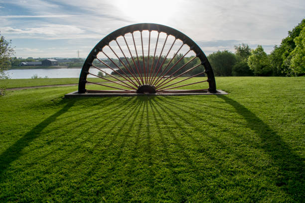 Photo Of The Wath Manvers Lake Pit Head Winding Wheel