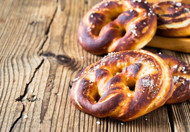 istock Pretzels, traditional German baked bread 687749732