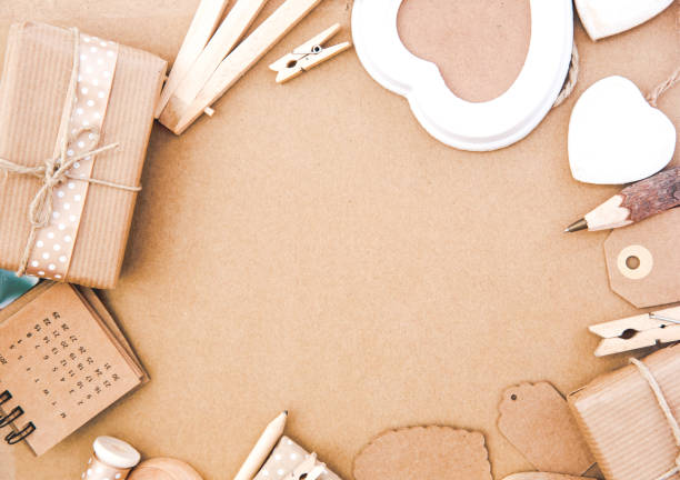 istock Feminine Style Mock-up. Flat lay, top view on white background. 687750506