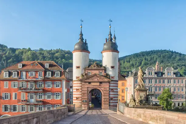 Photo of Old Bridge Gate in Heidelberg, Germany