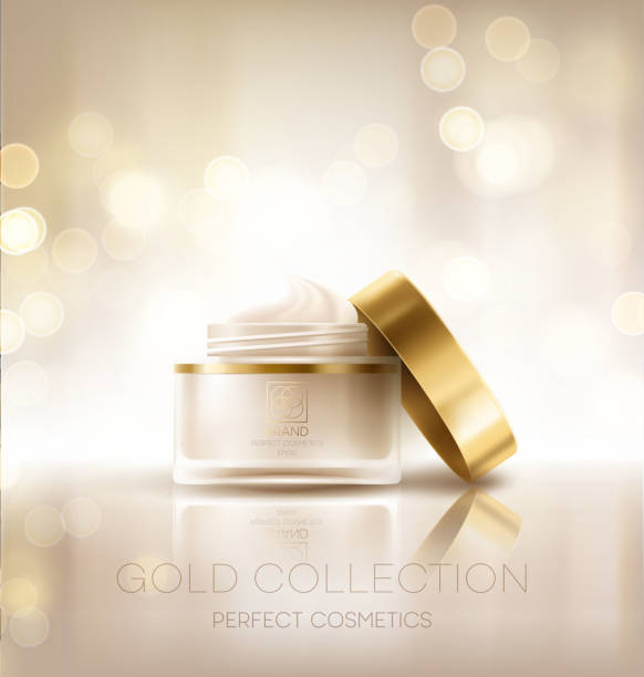 Design cosmetics product advertising. Vector illustration Design cosmetics product advertising. Vector illustration EPS10 skin care background stock illustrations