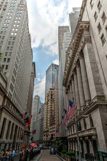 NYC Wall Street stock photo
