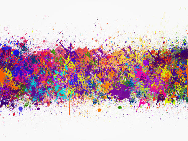 Abstract artistic watercolor splash background