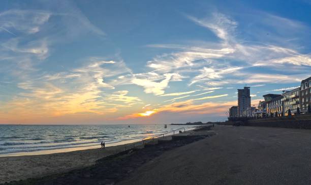 istock Sunset at Vlissingen sea front 687795312