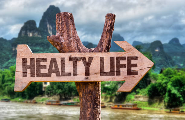 istock Healthy Life wooden sign 687810512