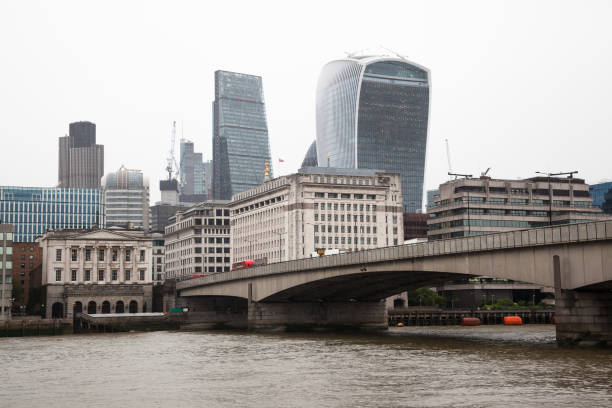 istock London skyscraper skyline looking North across London Bridge 687813574