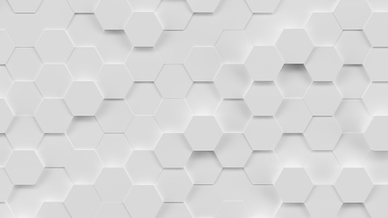 Abstract hexagons background.