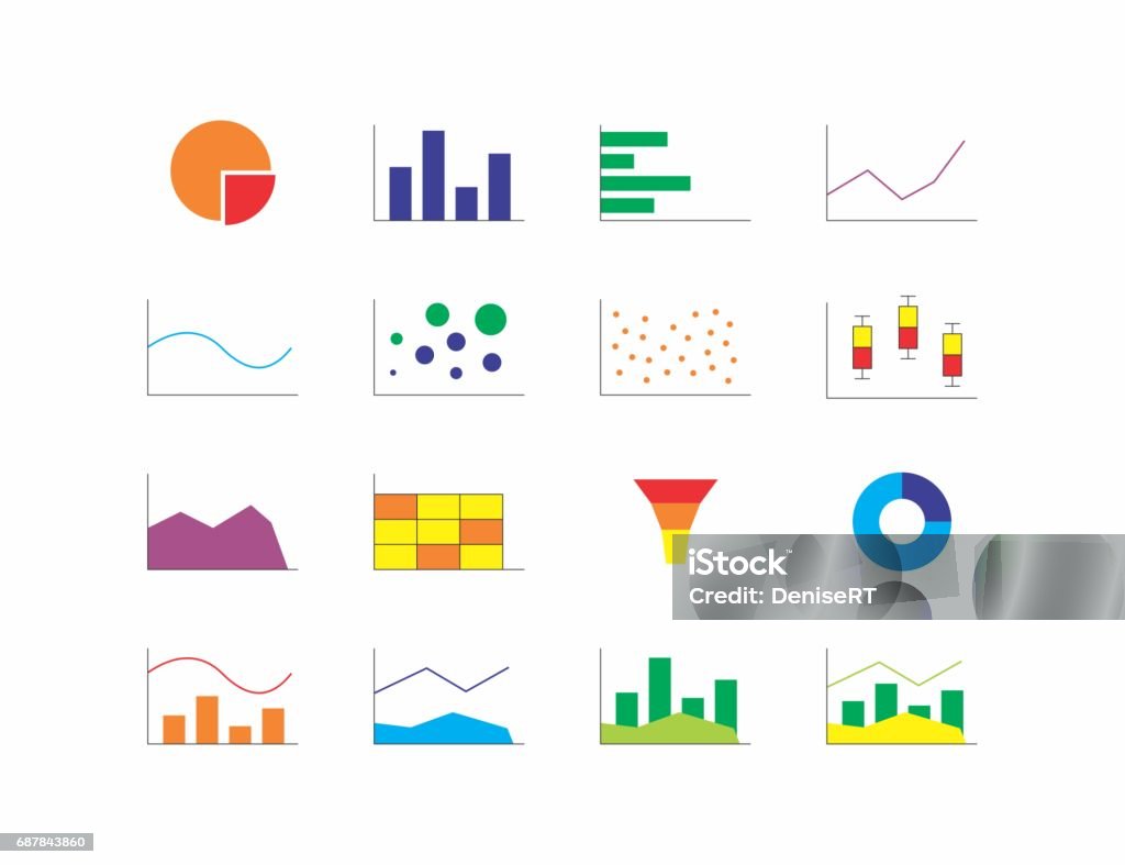 Regular Chart Types Chart Types Stock Illustration - Download Image Now - Backgrounds ...
