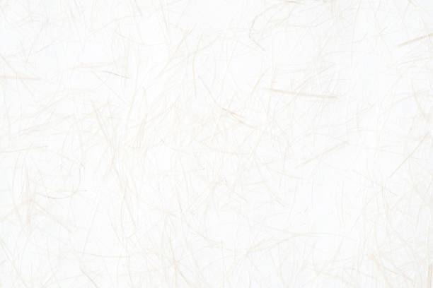 istock White mullberry paper textured background, detail close-up 687847258