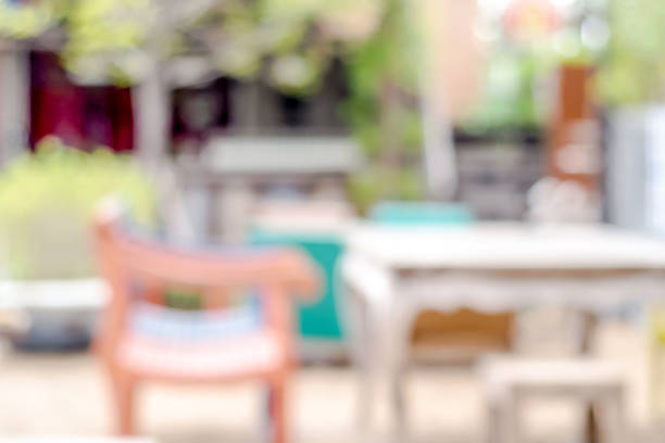 istock Blurred background : blur restaurant in vintage style 687847334
