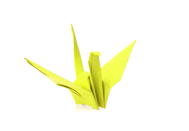 istock origami bird isolated on white background 687856514