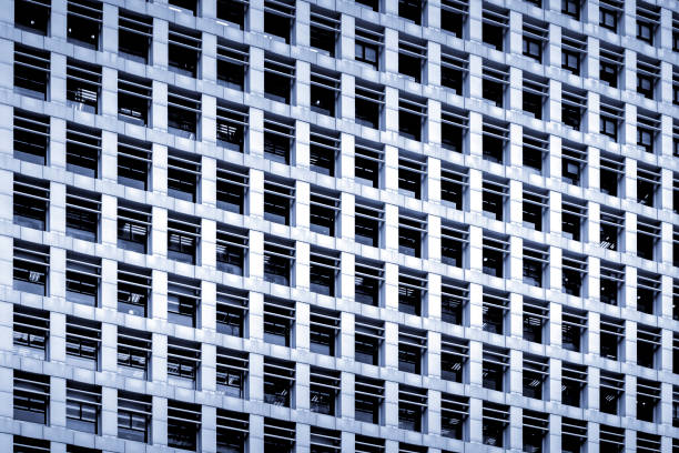 istock Modern office buildings in central Hong Kong, Blue tone color processing 687857112