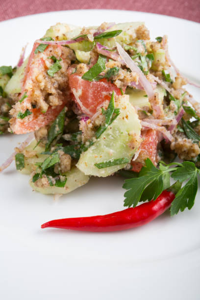 istock Traditional uzbek salad 687868060