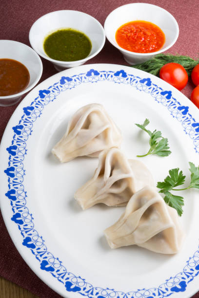 istock Traditional georgian hinkali 687868120