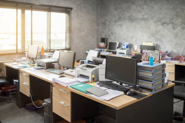 istock messy office no body room 687897360