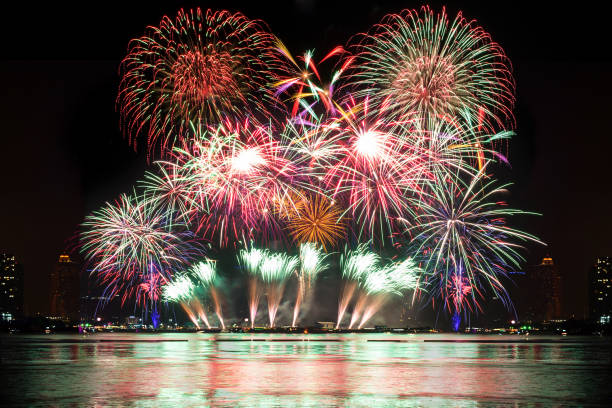 istock Beautiful firworks 687901710