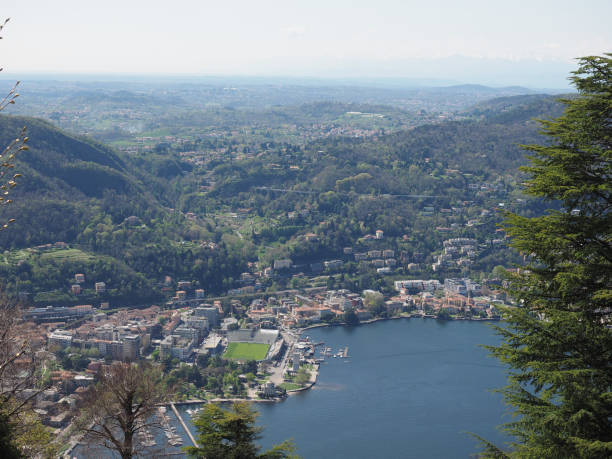istock Aerial view of Como 687909826