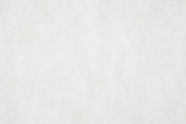 istock White mullberry paper textured background, detail close-up 687915746