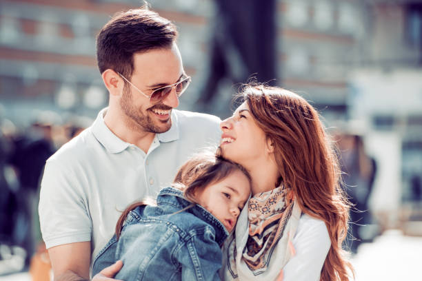 istock Happy young family having fun 687916986