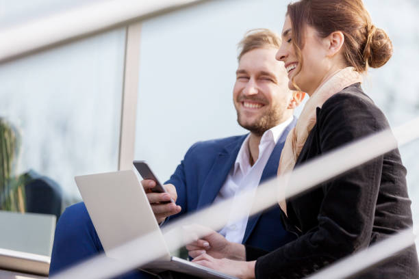 istock Business people outdoors 687924480