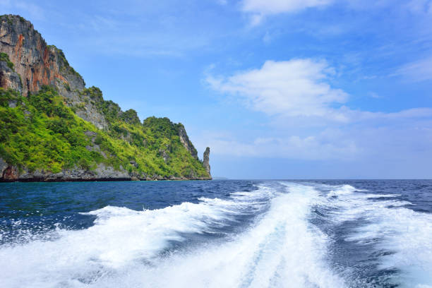 istock View Koh Phi Phi from the Stern of Yacht, Thailand 687925928