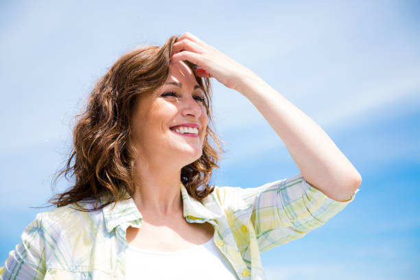 istock Beautiful midle aged woman smiling 687932300