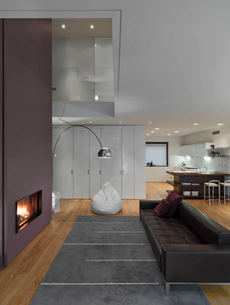 istock interior view of a modern living room 687932514