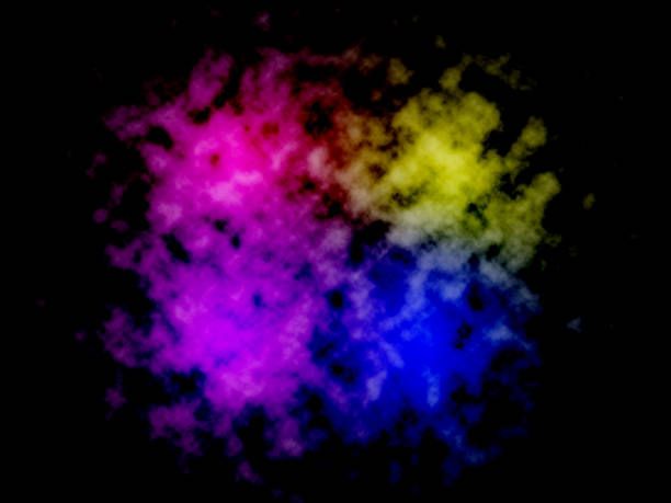 istock Abstract blue,pink,purple and yellow color background for business, computer,technology or electronics products. Illustration for artworks and posters. 687934764