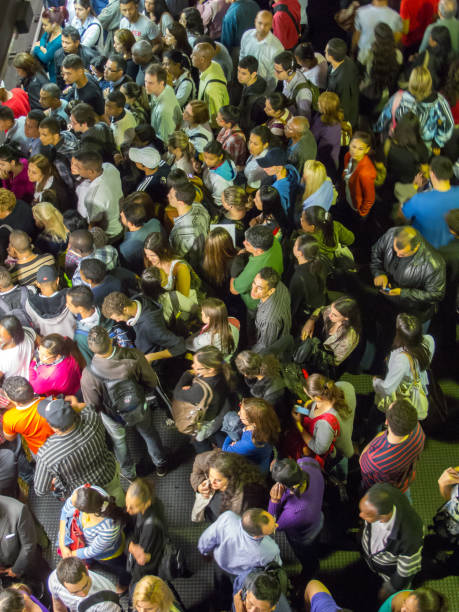 istock Crowded brazilian subway station - Se station 687937188
