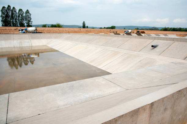 istock concrete pool water industry in construction site 687943774