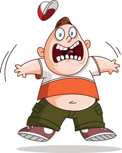 Scared Kid Stock Illustration - Download Image Now - Fat - Nutrient, Cartoon, Overweight - iStock Scared Kid Stock Illustration - Download Image Now - Fat - Nutrient, Cartoon, Overweight - iStock
