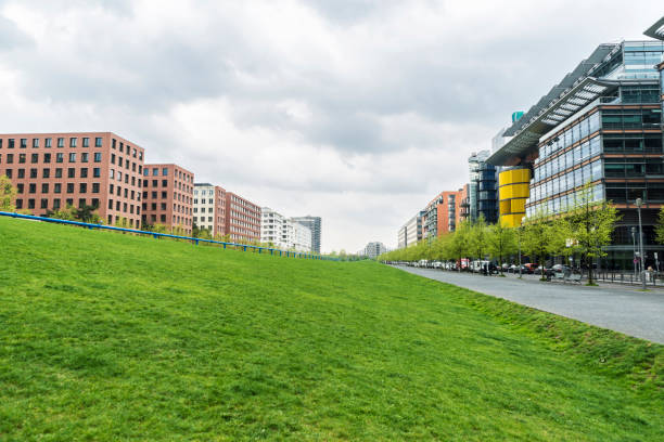 istock Modern apartment buildings and offices in Berlin, Germany 687946560