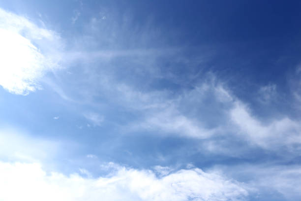 istock Cloud on blue sky in the daytime for design nature background. 687947304